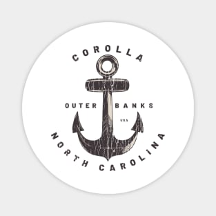 Corolla, NC Summertime Vacationing Big Anchor Magnet